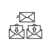 Briefumschlag Symbol Vektor Design Vorlagen