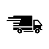 schnell Versand Lieferung LKW Symbol Vektor Design Vorlagen