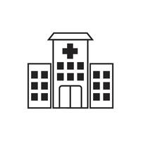 Krankenhaus Symbol Vektor Design Vorlage