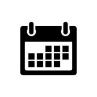 Kalender-Icon-Vektor-Design-Vorlage vektor