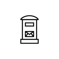 Brief und Mail Box Symbol Vektor Design Vorlagen