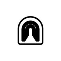 Tunnel Symbol Vektor Design Vorlagen