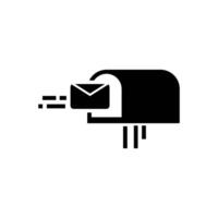 Brief und Mail Box Symbol Vektor Design Vorlagen