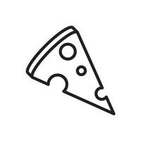 pizza ikon vektor design mallar
