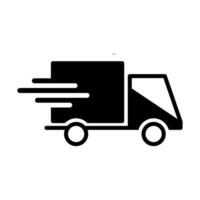 schnell Versand Lieferung LKW Symbol Vektor Design Vorlagen