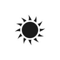 Sonne Symbol Vektor Design Vorlage