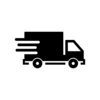 schnell Versand Lieferung LKW Symbol Vektor Design Vorlagen