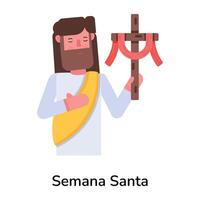 trendig semana santa vektor