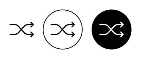 Mischen Pfeil Symbol vektor