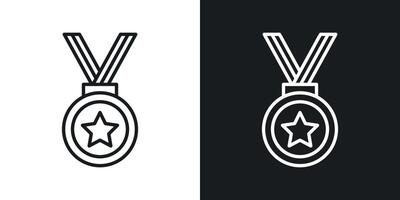 sport medalj ikon vektor
