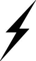 Blitz Blitz Bolzen eben Symbol. elektrisch Leistung Symbol. Energie Zeichen, Vektor Illustration. aufladen unterzeichnen. Donner Streik Elektrizität linear Symbol. Blitz blinken. mächtig elektrisch erfüllen