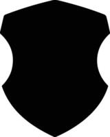 Schutz oder Sicherheit Schild. Abzeichen Qualität Symbol. sichern unterzeichnen. Polizei Abzeichen Form. Design Elemente zum Konzept von Sicherheit und Schutz. Vektor Illustration.