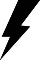 Blitz Blitz Bolzen eben Symbol. elektrisch Leistung Symbol. Energie Zeichen, Vektor Illustration. aufladen unterzeichnen. Donner Streik Elektrizität linear Symbol. Blitz blinken. mächtig elektrisch erfüllen