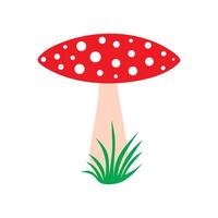 Pilz Symbol Satz. Pilz Symbol. Vektor Illustration isoliert auf Weiß Hintergrund