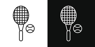 tennis vektor ikon