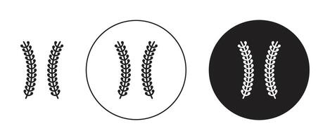 Baseball Stiche Symbol vektor