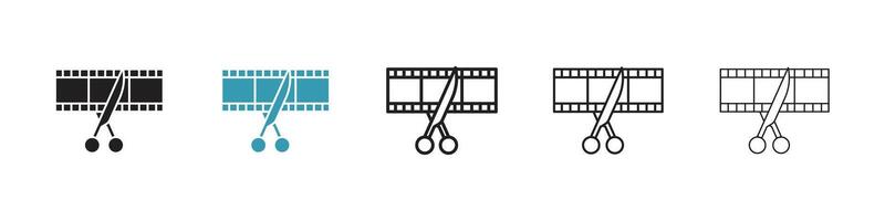 Film Bearbeitung Symbol vektor