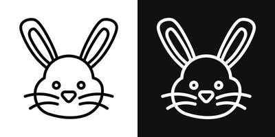 Ostern Hase Symbol vektor