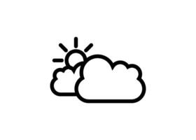 Wetter Symbol Design Vorlage isoliert Illustration vektor