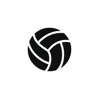 volleyboll ikonen isolerad på vit bakgrund vektor