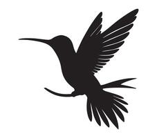 schwarz und Weiß Vektor Illustration von Allens Kolibri.