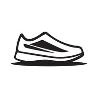 Sneaker-Design-Symbol einfacher Vektor. Sportschuh vektor