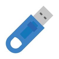 USB Kabel Vektor eben Symbol