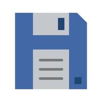 Diskette Platte Vektor eben Symbol