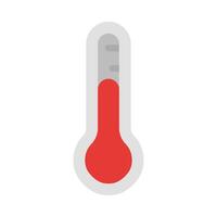 varm temperatur vektor platt ikon design