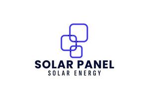 Solar- Panel Logo Vektor Symbol Illustration