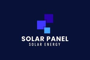 Solar- Panel Logo Vektor Symbol Illustration