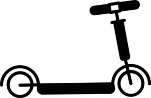 Fahrrad Glyphe und Linie Vektor Illustration