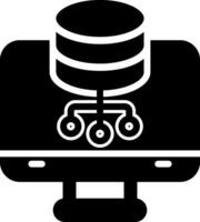 Datenbank Verwaltung Vektor Symbol
