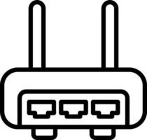 Router-Vektor-Symbol vektor