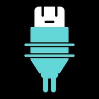 Plug-Vektor-Symbol vektor