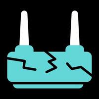 Router-Gerätevektorsymbol vektor