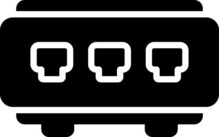 Netzwerk-Switch-Vektor-Symbol vektor