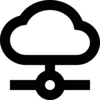 Wolke Symbol Symbol Vektor Bild