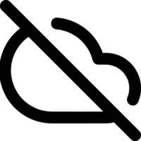 moln ikon symbol vektor bild