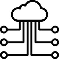 Wolke Symbol Symbol Vektor Bild