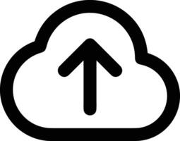 Wolke Symbol Symbol Vektor Bild. Illustration von das Hosting Lager Design Bild