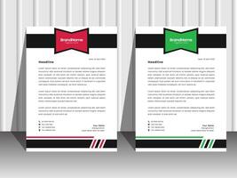 modernes Corporate-Briefkopf-Template-Design. vektor