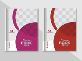 företags- bok omslag design layout. vektor