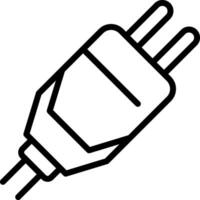 Plug-Vektor-Symbol vektor