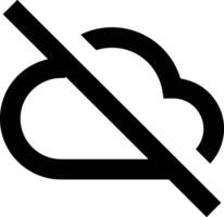 Wolke Symbol Symbol Vektor Bild. Illustration von das Hosting Lager Design Bild