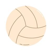 Volleyball Ball isoliert auf Weiß Hintergrund. eben Vektor Illustration