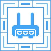 Router-Vektor-Symbol vektor