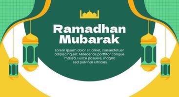 eben Design Ramadan islamisch Hintergrund vektor