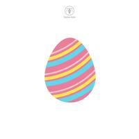 Ostern Ei, Ostern Tag Festival, Ei Symbol Symbol Vektor Illustration isoliert auf Weiß Hintergrund