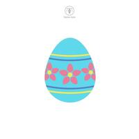 Ostern Ei, Ostern Tag Festival, Ei Symbol Symbol Vektor Illustration isoliert auf Weiß Hintergrund